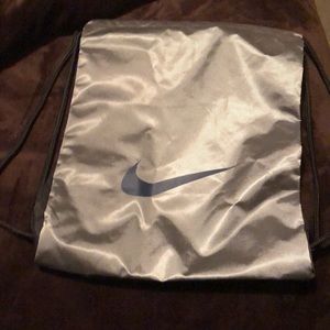 Nike-Mercedes colab drawstring bag.